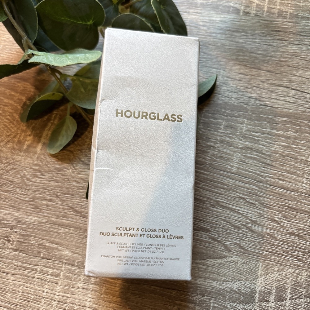 NEW HOURGLASS SCULPT & GLOSS DUO TEMPT SLIP LIP LINER PHANTOM VOLUMIZING BALM